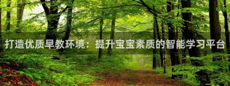 恒行2那74OOO5:打造优质早教环境:提升宝宝素质的智能学习平台