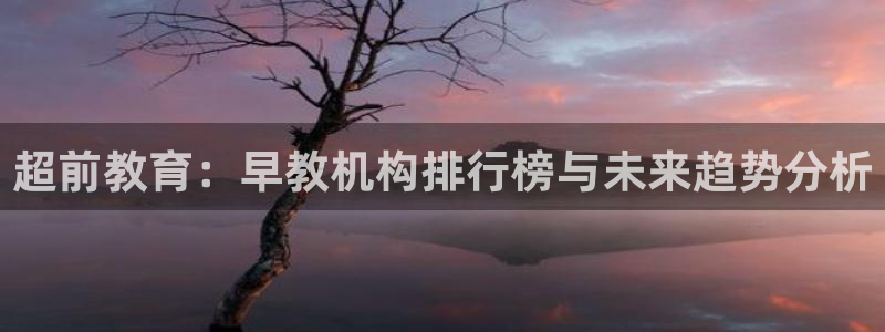 恒行娱乐鸟74ooo5判官：超前教育：早教机构排行榜与未来趋势分析
