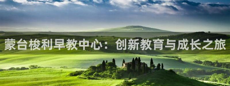 恒行主管6ll5l指定:蒙台梭利早教中心:创新教育与成长之旅