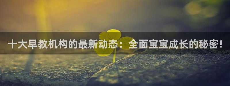 恒行娱乐周74OOO5：十大早教机构的最新动态：全面宝宝成长的秘密!