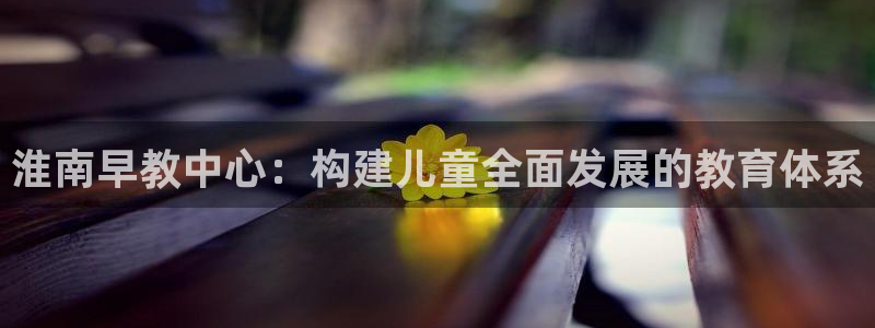 恒行娱乐郑74OOO5：淮南早教中心：构建儿童全面发展的教育体系