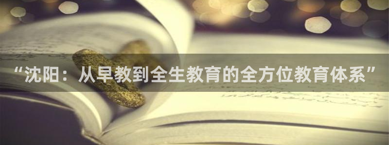 恒行代理总代主导 6ll5l：“沈阳：从早教到全生教育的全方位教育体系”