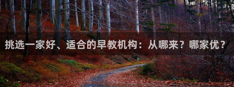 恒行娱乐陈74OOO5：挑选一家好、适合的早教机构：从哪来？哪家优？