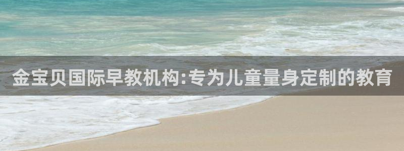 恒行娱乐掌74ooo5呀蚕：金宝贝国际早教机构:专为儿童量身定制的教育