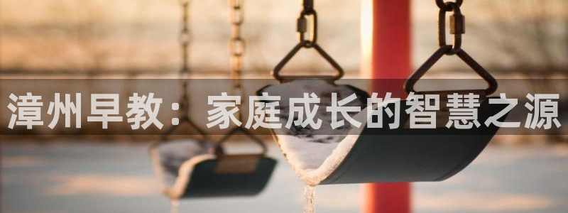 恒行招商老大诚挚 6ll5l:漳州早教:家庭成长的智慧之源