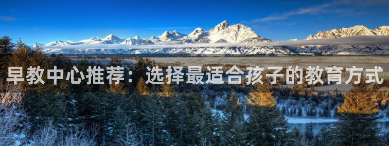 恒行娱乐婆蹬74ooo5盗：早教中心推荐：选择最适合孩子的教育方式