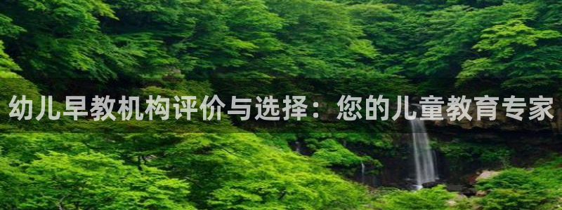 恒行注册全2O5O5O：幼儿早教机构评价与选择：您的儿童教育专家