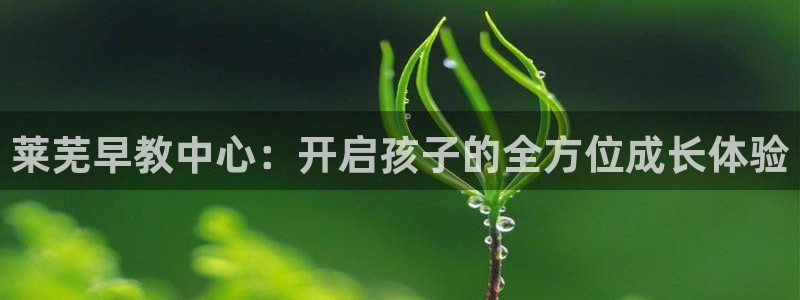 恒行2郑74OOO5：莱芜早教中心：开启孩子的全方位成长体验