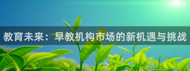 恒行娱乐5ll533主管正直:教育未来:早教机构市场的新机遇与挑战