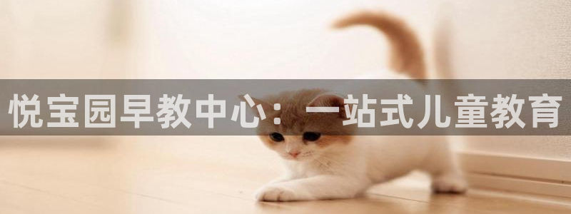 恒行彩票亏5千:悦宝园早教中心:一站式儿童教育