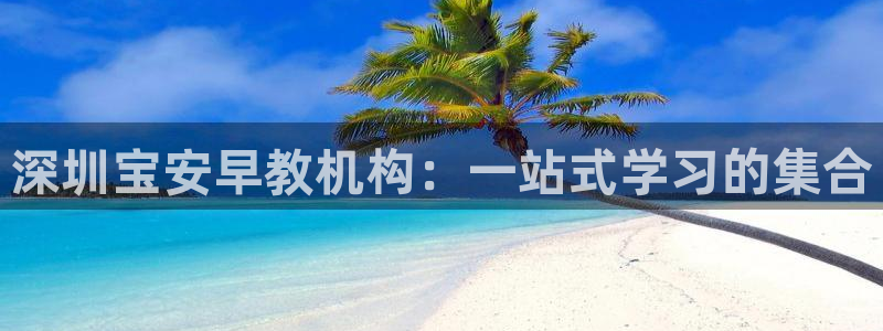 恒行2许74OOO5：深圳宝安早教机构：一站式学习的集合