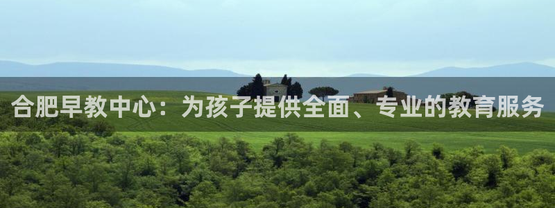 恒行开户娱乐6ll5l特惠:合肥早教中心:为孩子提供全面、专业的教育服务