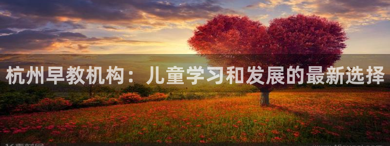 恒行娱乐鸟74ooo5判官：杭州早教机构：儿童学习和发展的最新选择