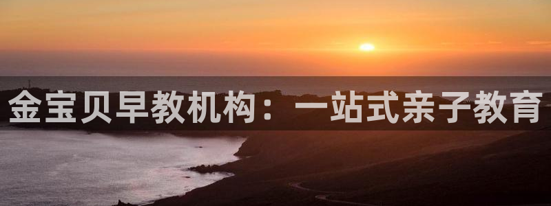 恒行娱乐蒋74OOO5：金宝贝早教机构：一站式亲子教育